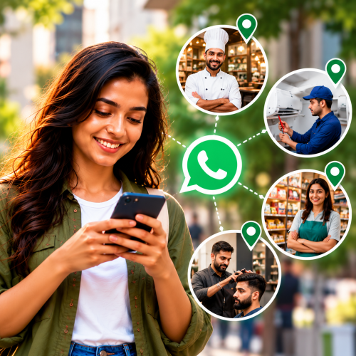 Local Businesses Connected on WhatsApp
